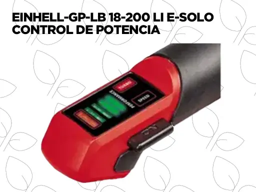 EINHELL-GP-LB-18-200-Li-E-Solo-Control-de-potencia