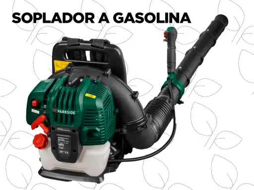 PARKSIDE Soplador de hojas a gasolina MOTOR 2 TIEMPOS